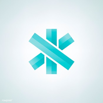 Blue star of life symbol vector | Free stock vector - 516084