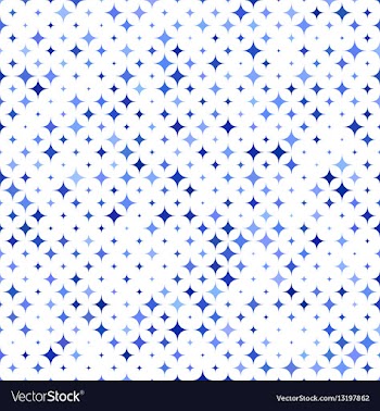 Blue star pattern background vector image