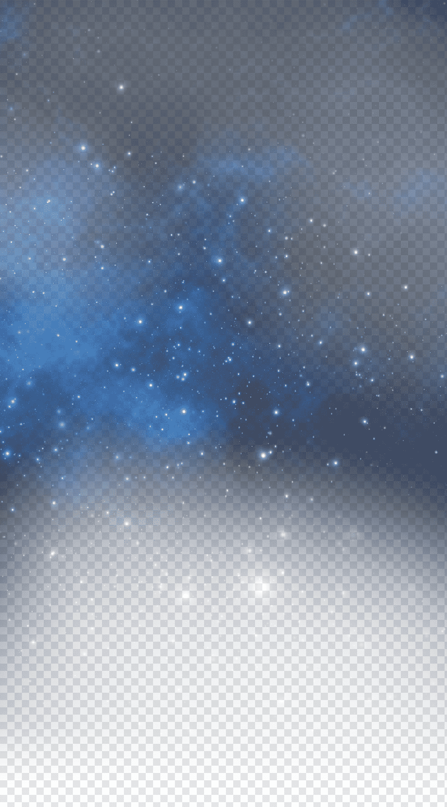 Blue Star Sky, Blue Star, galaxy illustration, texture, blue, atmosphere png