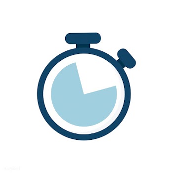 Blue stopwatch icon graphic illustration | Free stock vector - 429490