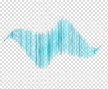 Blue strings, Graphic design Sound, light green sound wave curve transparent background PNG clipart