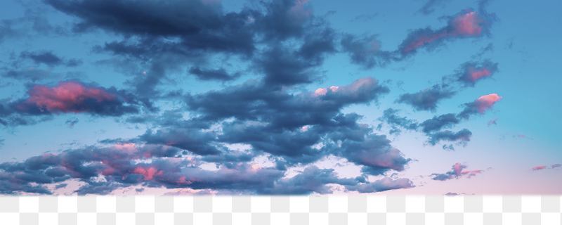 Blue sunset png sky border, | Free PNG - rawpixel