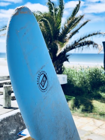 Blue Surf Board