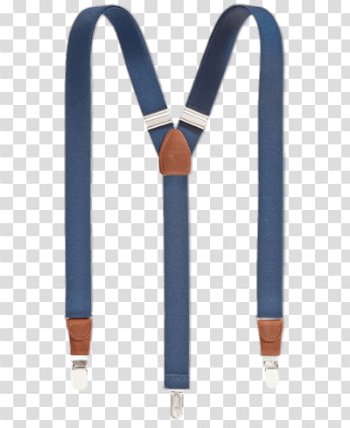 Blue Suspenders transparent PNG - StickPNG