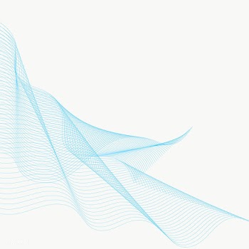 Blue swirly abstract line design element  | Free  transparent png - 2282707