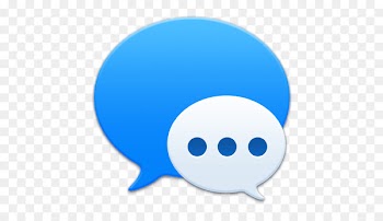 blue symbol - Apple Messages 