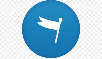 blue symbol circle - Facebook pages 