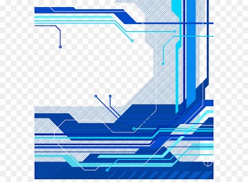 Blue technology background 