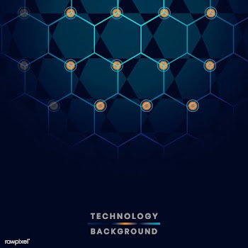 Blue technology background | Free stock vector - 579848