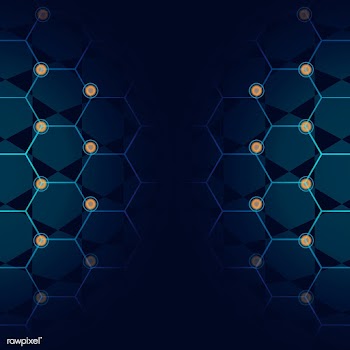 Blue technology background | Free stock vector - 579874