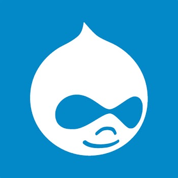 blue text fish aqua symbol - Drupal 