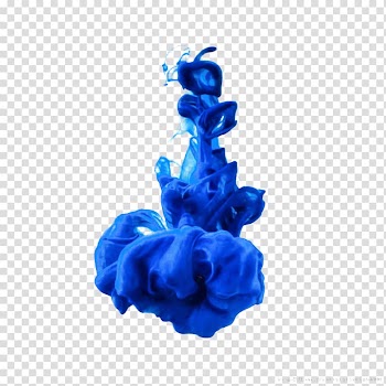 Blue textile, Hazy smoke transparent background PNG clipart