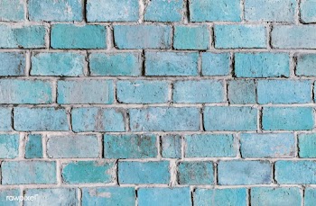 Blue textured brick wall background | Free stock vector - 514253