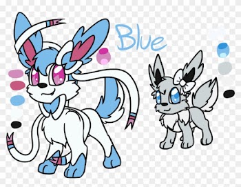 Blue The Shiny Sylveon Gender - Cartoon