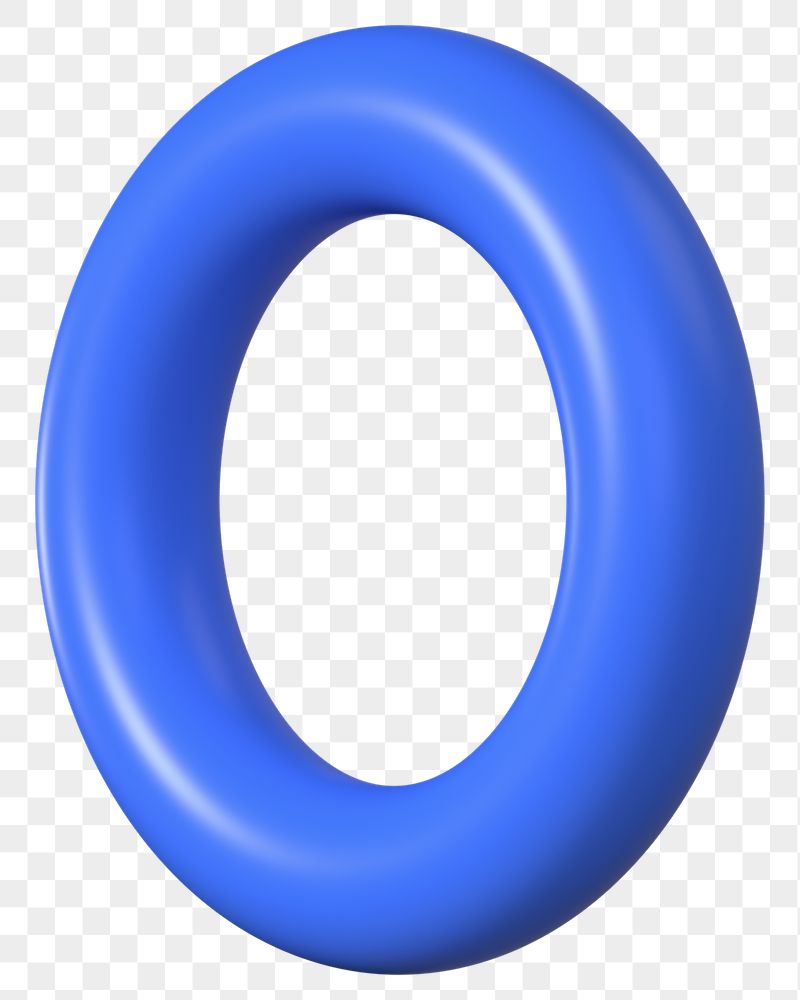 Blue torus ring png 3D | Free PNG - rawpixel