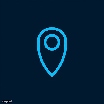 Blue tracking pin symbol vector | Free stock vector - 474859