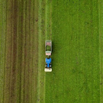 blue tractor