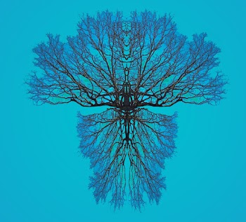 Blue Tree Painting