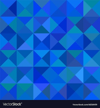 Blue triangle mosaic background - graphic vector image