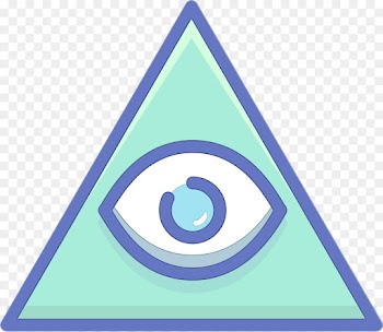 blue triangle triangle line circle