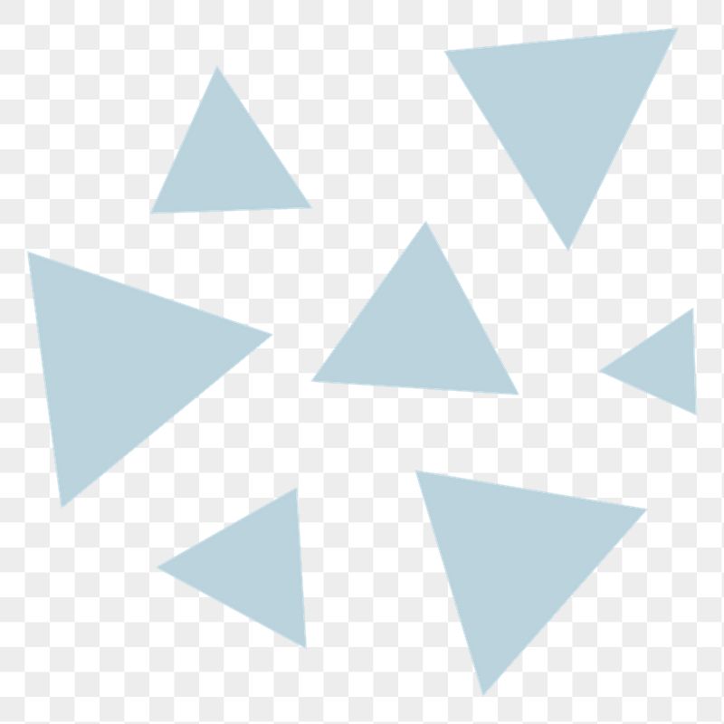 Blue triangles png sticker, geometric | Free PNG - rawpixel