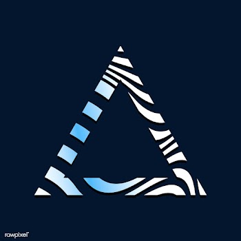 Blue triangular abstract badge template vecto.. | Free stock vector - 538115