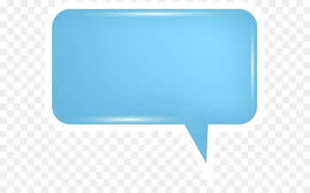 Blue Turquoise Font - Bubble Speech Blue PNG Transparent Clip Art Image 