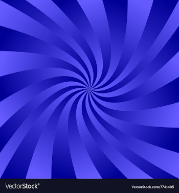 Blue twisted ray pattern background vector image