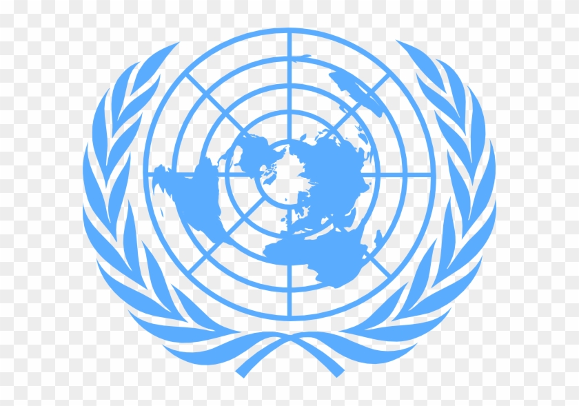 Blue Un Logo Vectorised Clip Art At Clker Com Vector - United Nations Clipart