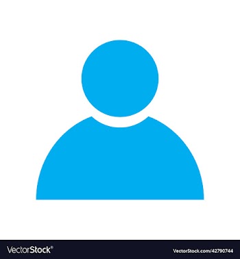 blue user solid icon