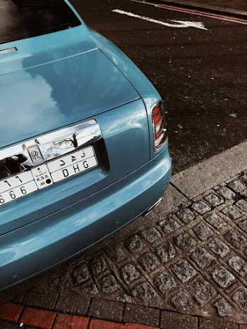 Blue Vehicle