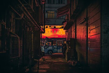 Blue Vehicle
