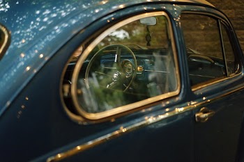 Blue Volkswagen Beetle