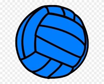 Blue Volleyball Svg Clip Arts 594 X 598 Px - Blue Volleyball Clipart