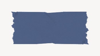 Blue washi tape, ripped paper | Free PSD - rawpixel