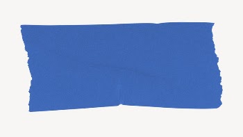 Blue washi tape, ripped paper | Free PSD - rawpixel