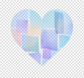 Blue watercolor heart., others transparent background PNG clipart