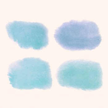 Blue watercolor style banner vector | Free stock vector - 530656