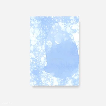 Blue watercolor style banner vector | Free stock vector - 530660