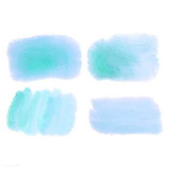 Blue watercolor style banner vector | Free stock vector - 530661