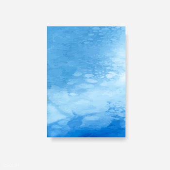 Blue watercolor style banner vector | Free stock vector - 530672