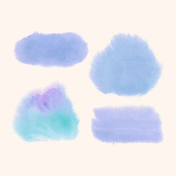 Blue watercolor style banner vector | Free stock vector - 530698