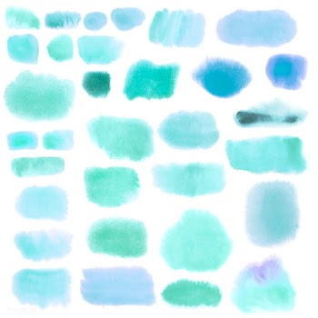 Blue watercolor style banner vector | Free stock vector - 530725