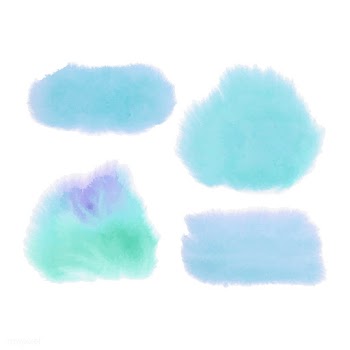 Blue watercolor style banner vector | Free stock vector - 530728