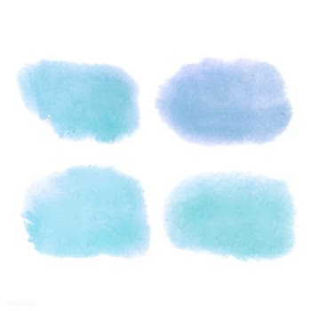 Blue watercolor style banner vector | Free stock vector - 530733