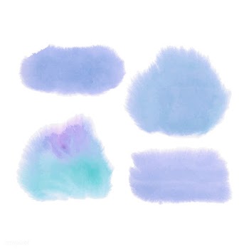 Blue watercolor style banner vector | Free stock vector - 530756