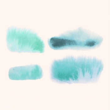 Blue watercolor style banner vector | Free stock vector - 530783