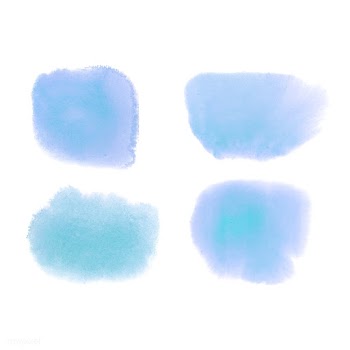 Blue watercolor style banner vector | Free stock vector - 530793