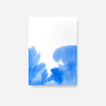 Blue watercolor style banner vector | Free stock vector - 530799