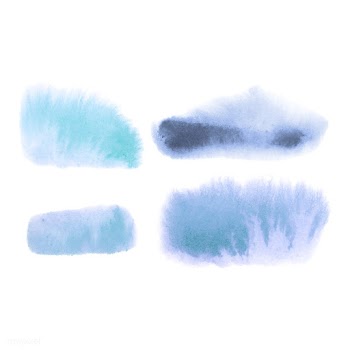 Blue watercolor style banner vector | Free stock vector - 530815